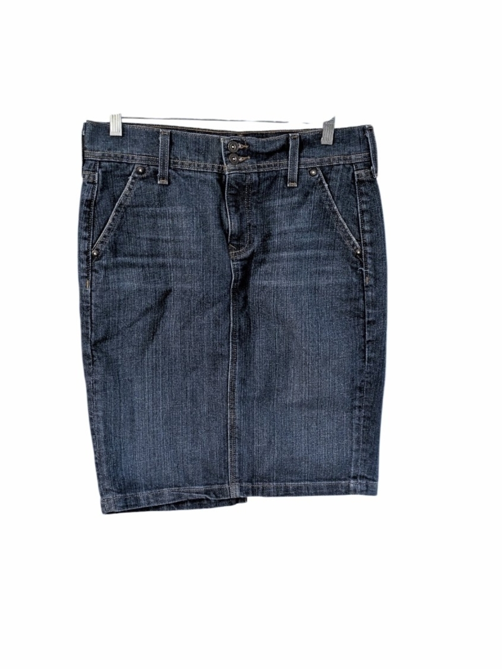 Old Navy Dark Wash Denim Pencil Skirt Size 8